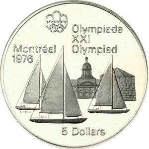 Canada 5 Dollars 1973 Kingston and Sailboats