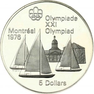 Kanada 5 dolárov 1973 Kingston a plachetnice