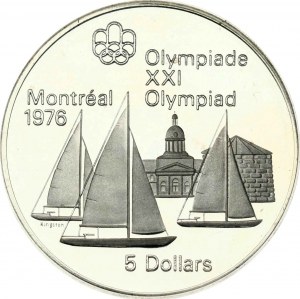 Canada 5 Dollars 1973 Kingston and Sailboats