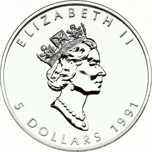 Kanada 5 dolárov 1991