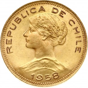 Chile 100 Pesos 1958