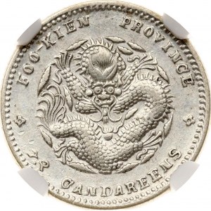 Chiny Fukien 10 Fen ND (1903-1908) NGC AU SZCZEGÓŁY