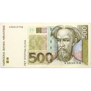 Chorvatsko 500 kun 1993