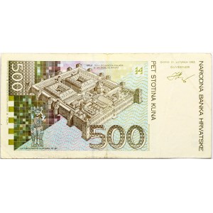 Chorvátsko 500 kun 1993