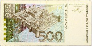 Chorvátsko 500 kun 1993