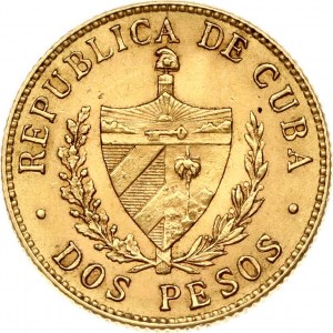 Cuba 2 Pesos 1916