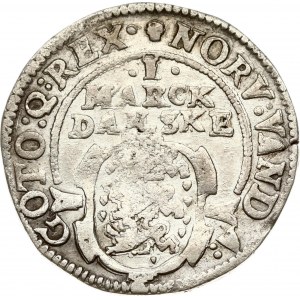 Dänemark 1 Mark 1628 Gluckstadt