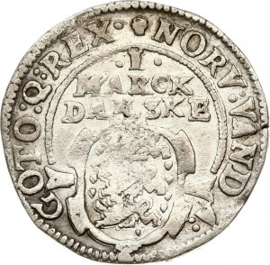 Denmark 1 Mark 1628 Gluckstadt