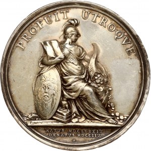 Dánsko Medaila Ludvig Holberg 1757