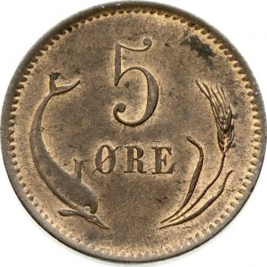 Denmark 5 Ore 1874 CS