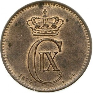 Danemark 5 Ore 1874 CS