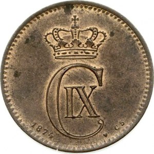Dánsko 5 Ruda 1874 CS