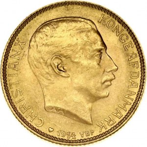 Dänemark 20 Kronen 1914 AH ÖVP