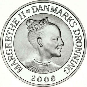 Dánsko 500 korún 2008 Dannebrog Yacht