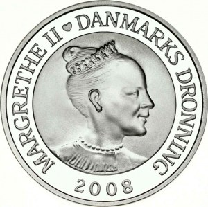 Dänemark 500 Kronen 2008 Dannebrog Yacht