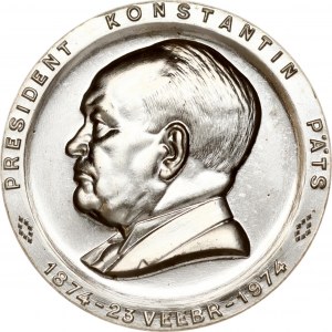 Médaille de l'Estonie 1974 Président Konstantin Päts