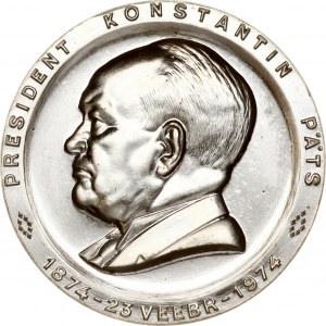 Estonsko Medaile 1974 Prezident Konstantin Päts