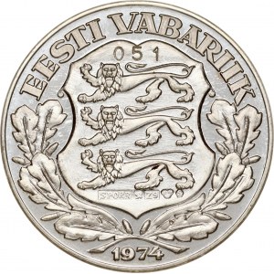 Médaille de l'Estonie 1974 Président Konstantin Päts