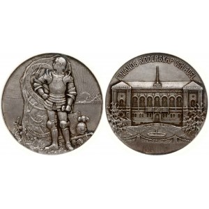 Medaglia d'argento 1906 Finlands Ridderskap Ochadel NGC UNC DETTAGLI