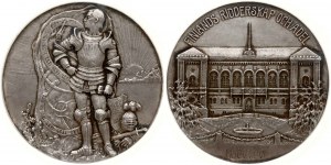 Medaglia d'argento 1906 Finlands Ridderskap Ochadel NGC UNC DETTAGLI