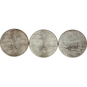 Finland 10 Markkaa 1971 Athletic Championships Lot of 3 coins