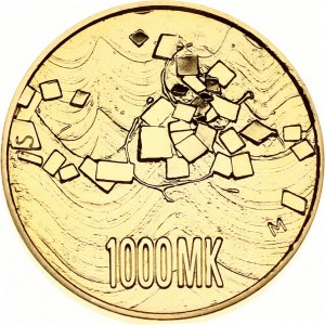 Fínsko 1000 Markkaa 1992 S M Nezávislosť