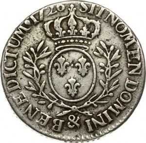 Frankreich 1/5 Ecu 1726 Münze Aix