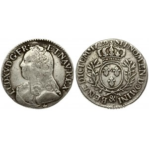 Francúzsko 1/5 Ecu 1726 mincovňa Aix