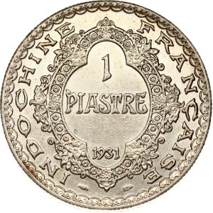 Indochiny Francuskie 1 Piastre 1931