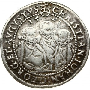 Saxony 1/2 Taler 1593 HB