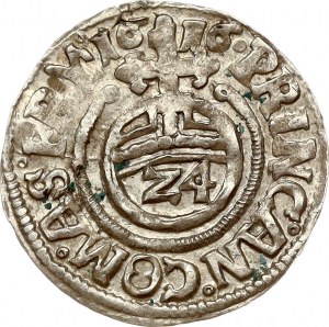 Německo Anhalt 1/24 Taler 1616