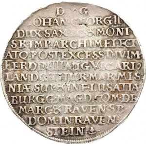 Sassonia Taler 1657 Vicariato