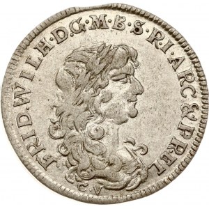 Nemecko Brandenbursko-Prusko 6 Groschen 1674 CV