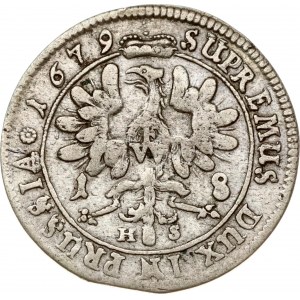 Niemcy Brandenburgia-Prusy 18 groszy 1679 HS
