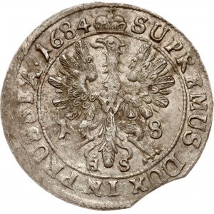 Germania Brandeburgo-Prussia 18 Groschen 1684 HS