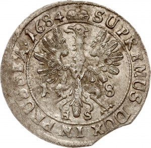 Germany Brandenburg-Prussia 18 Groschen 1684 HS