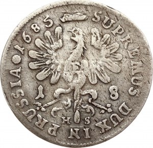 Allemagne Brandebourg-Prusse 18 Groscher 1685 HS