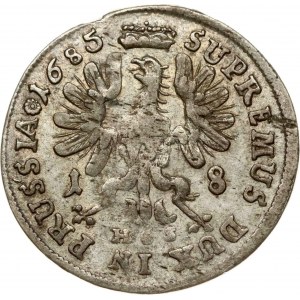 Brandeburgo-Prussia 18 Groscher 1685 HS