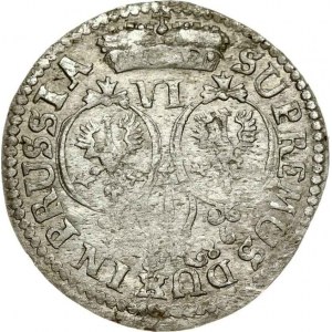 Brandenburgia-Prusy 6 Groscher 1686 BA