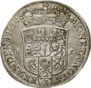 Brandenburg-Prussia 2/3 Taler 1690 IE