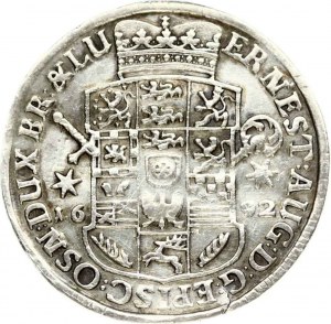 Brunszwik-Calenberg-Hanower 2/3 Taler 1692