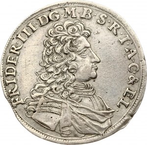 Brandenburgia-Prusy 2/3 Taler 1695 ICS