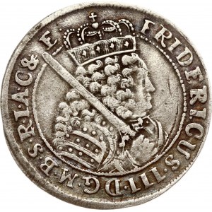 Allemagne Brandebourg-Prusse 18 Groscher 1699 SD