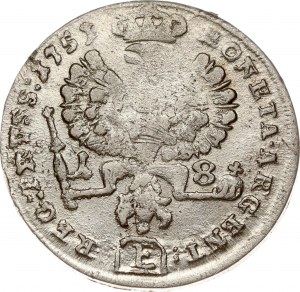 Niemcy Prusy 18 Groscher 1751 E