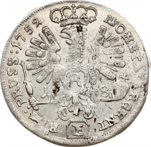 Niemcy Prusy 18 Groscher 1752 E