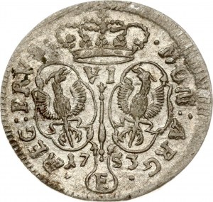 Prussia 6 Groscher 1753 E