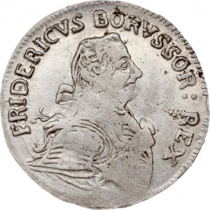 Germany Prussia 6 Groscher 1753 E