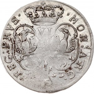Allemagne Prusse 6 Groscher 1753 E