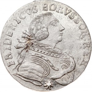 Německo Prusko 6 Groscher 1755 E