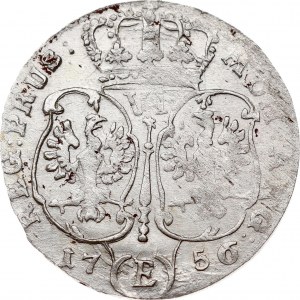Niemcy Prusy 6 Groscher 1756 E